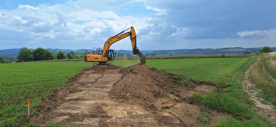 Olší nad Oslavou, novostavba splaškové kanalizace