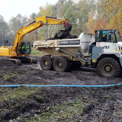 Výstavba přírodního biotopu